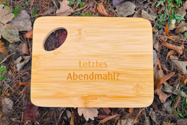 Schneidbrett aus 100% Bambus - mit Lasergravur