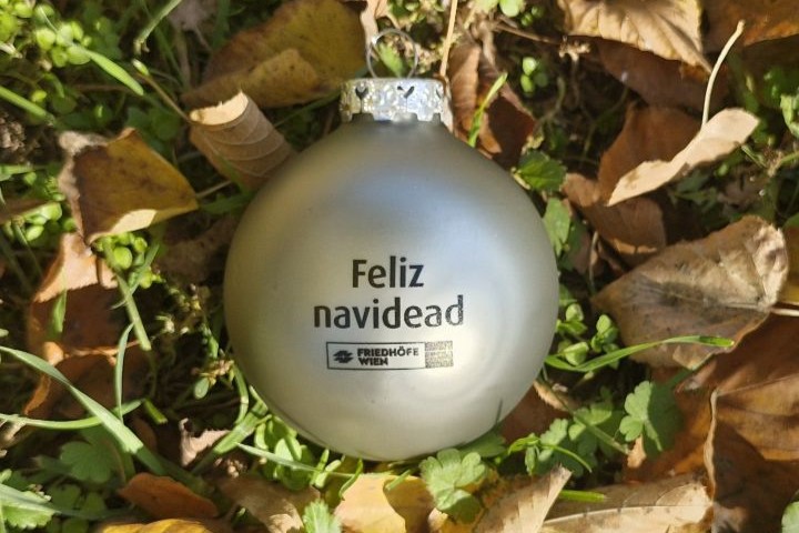 Christbaumkugel - anthrazit