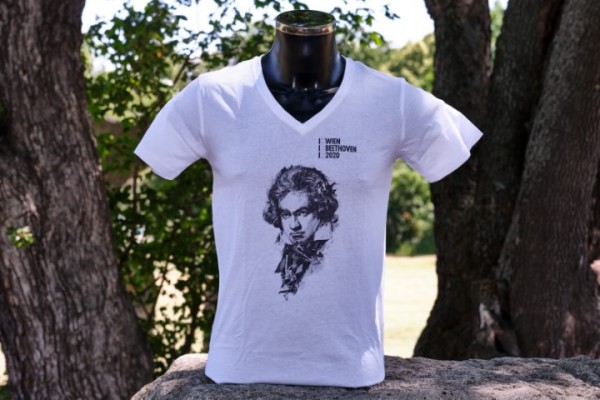 T-Shirt "Beethoven" weiß